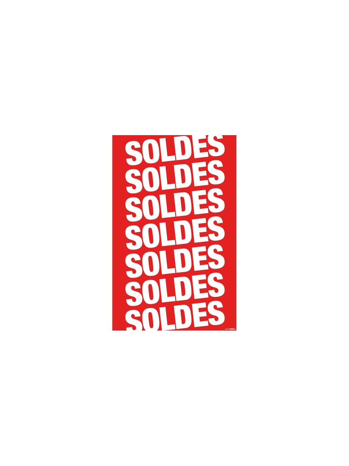 Affiche "soldes, soldes..." style 2