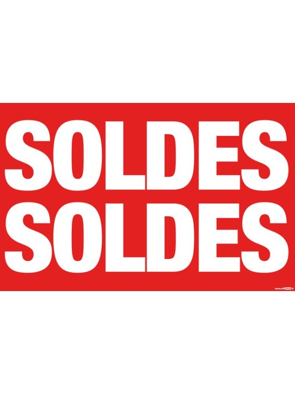 Affiche "soldes soldes" style 4