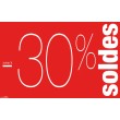 Affiche "Soldes -30%" style 2