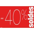 Affiche "Soldes -40%" style 2