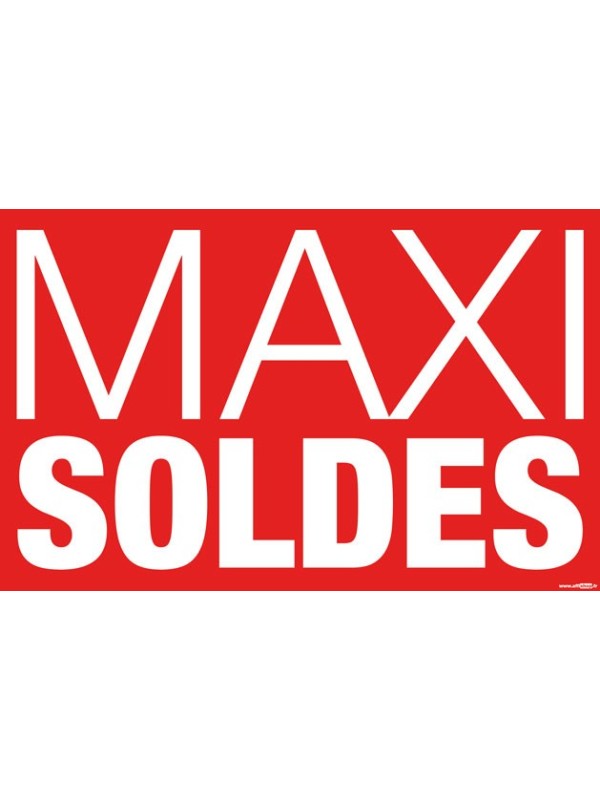 Affiche "maxi soldes" style 2