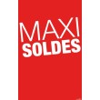 Affiche "Maxi soldes"