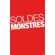 Affiche "soldes monstre" style 2