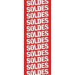 Bandeaux vertical "soldes, soldes..."