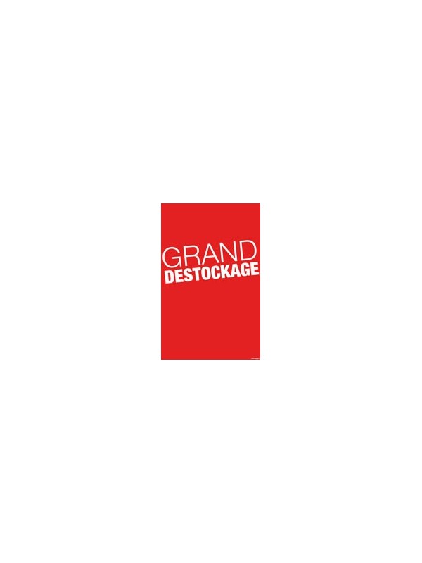 Affiche "Grand destockage" style 1