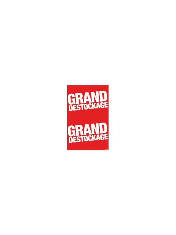Affiche "Grand destockage" style 2