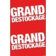 Affiche "Grand destockage" style 2