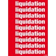 Affiche "liquidation, liquidation ..."