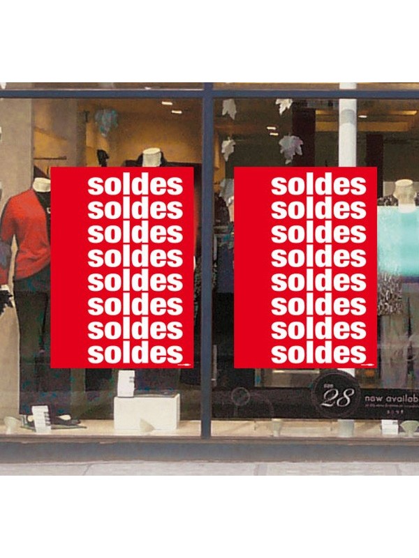 Affiche "soldes" 60x84