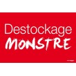 Affiche "destockage monstre"