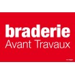 Affiche "braderie avant travaux"