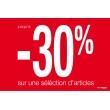 Affiche "sélection - 30%"