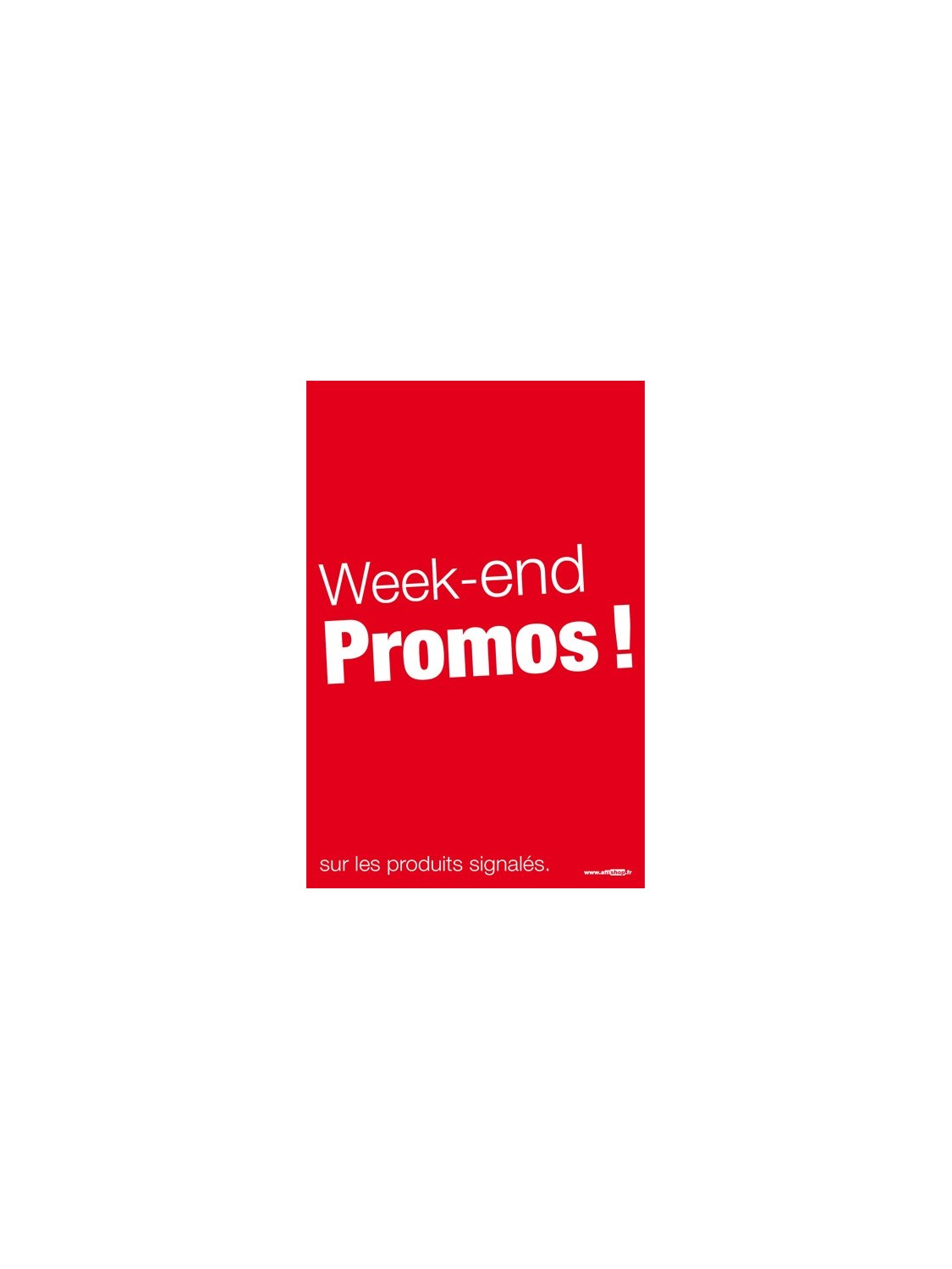 Affiche "week-end promos"