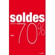 Affiche soldes -70%