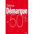 Affiche 2eme démarque -50%