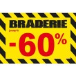 Affiche braderie -50 % "Thème Chantier"