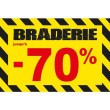 Affiche braderie -70 % "Thème Chantier"