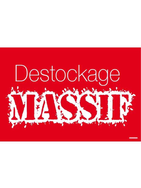 Affiche destockage massif