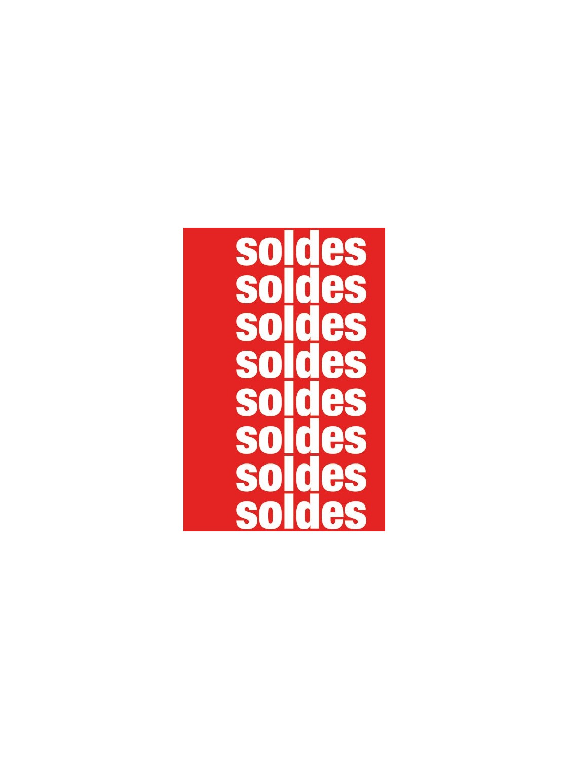 Affiche soldes, soldes