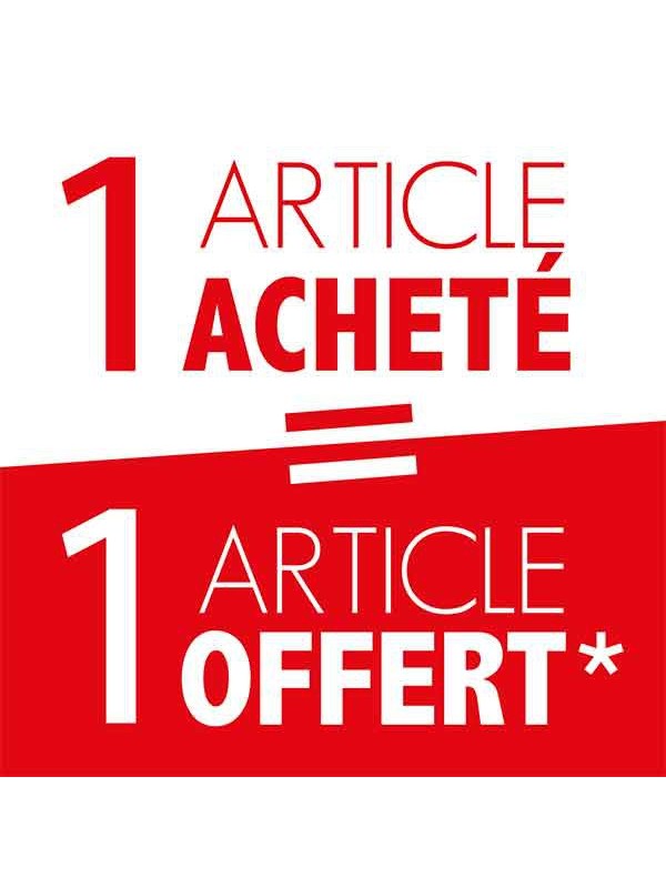 Affiche "1acheté-1gratuit" style 2
