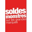 Affiche "soldes monstres" rouge