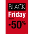 Affiche Black Friday -50%