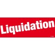 Bandeaux "liquidation" style 1 rouge