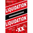 Affiche liquidation personnalisable