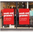 Présentation affiche "week-end promos"