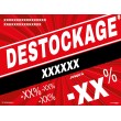 Affiche GRAND FORMAT destockage personnalisable