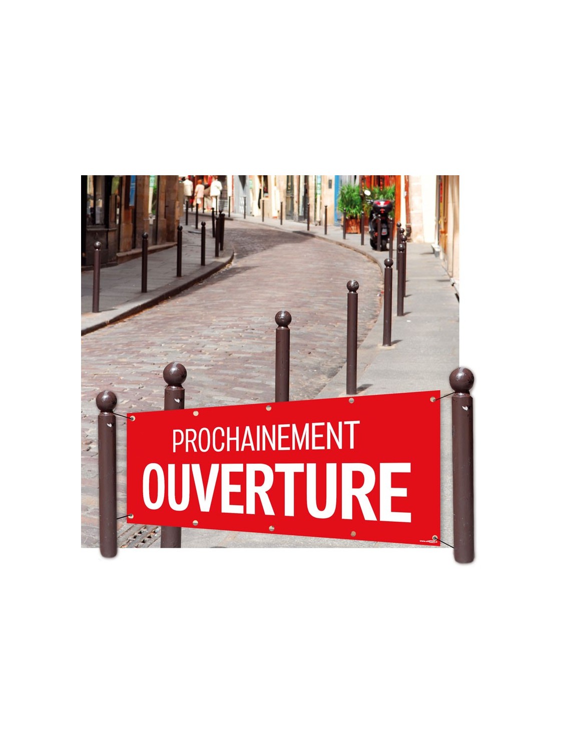 Banderole ouverture prochainement