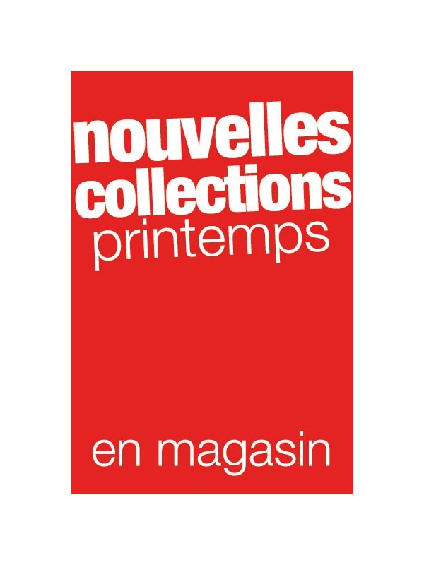 Affiche "collection printemps" rouge