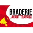 Affiche braderie avant travaux Pop Art