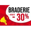 Affiche braderie -30% Pop Art