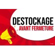 Affiche destockage avant fermeture Pop Art