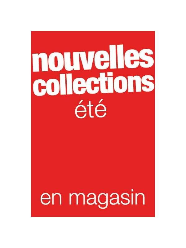 Affiche "collection été" rouge