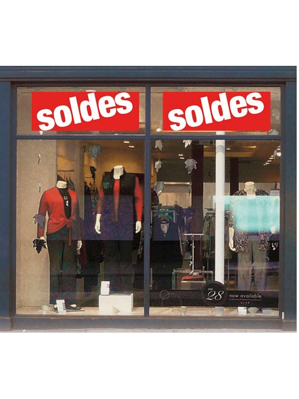 Présentation bandeaux "soldes" style 1