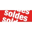 Bandeaux "soldes" style 2 rouge