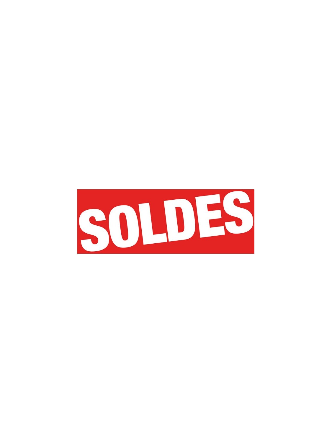 Bandeaux "soldes" style 3 rouge