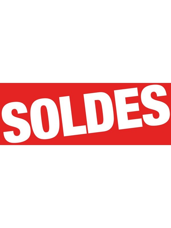 Bandeaux "soldes" style 3 rouge