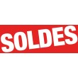 Bandeaux "soldes" style 3 rouge