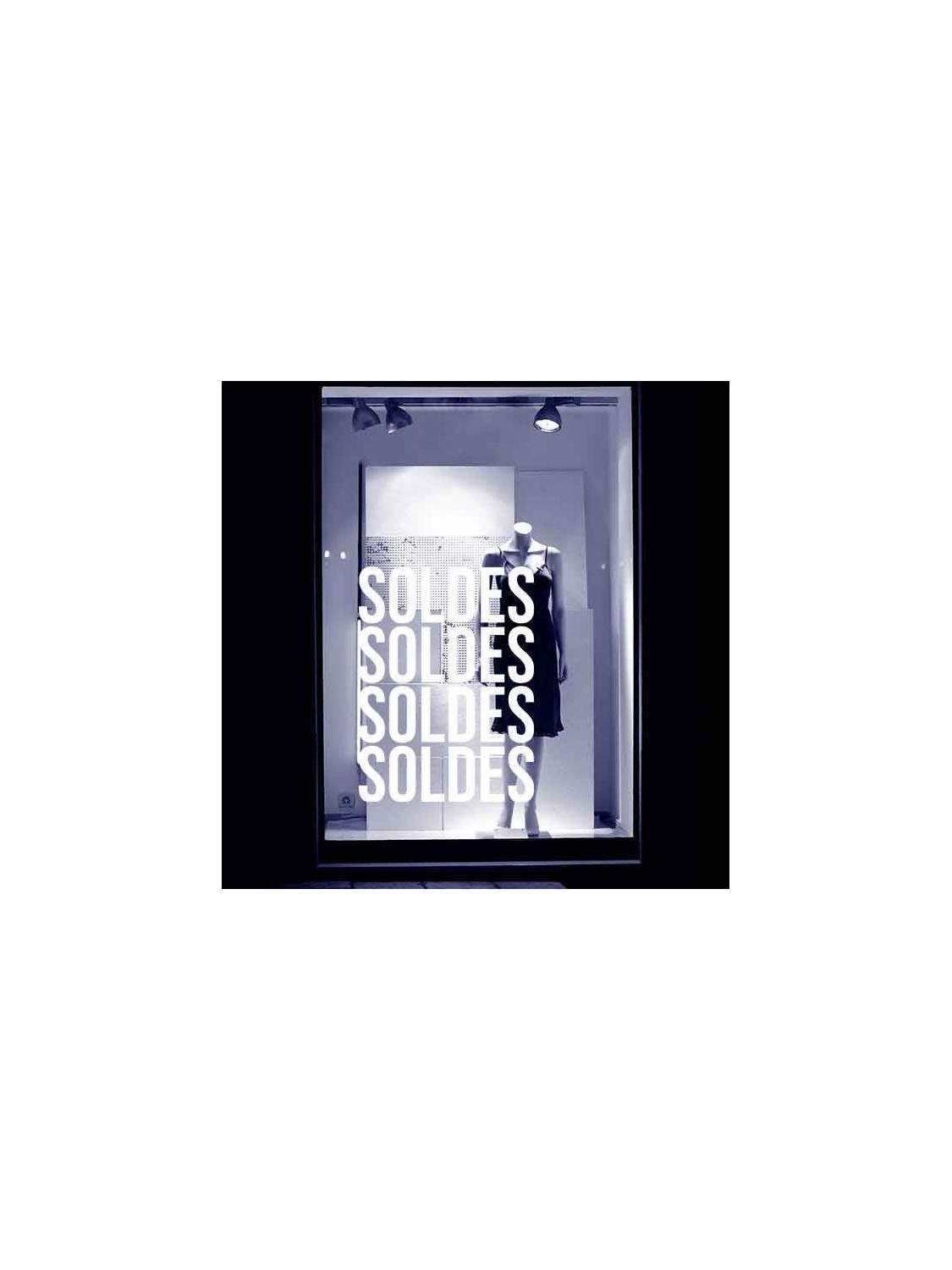 Stickers "SOLDES SOLDES SOLDES" Stickers "SOLDES SOLDES SOLDES"