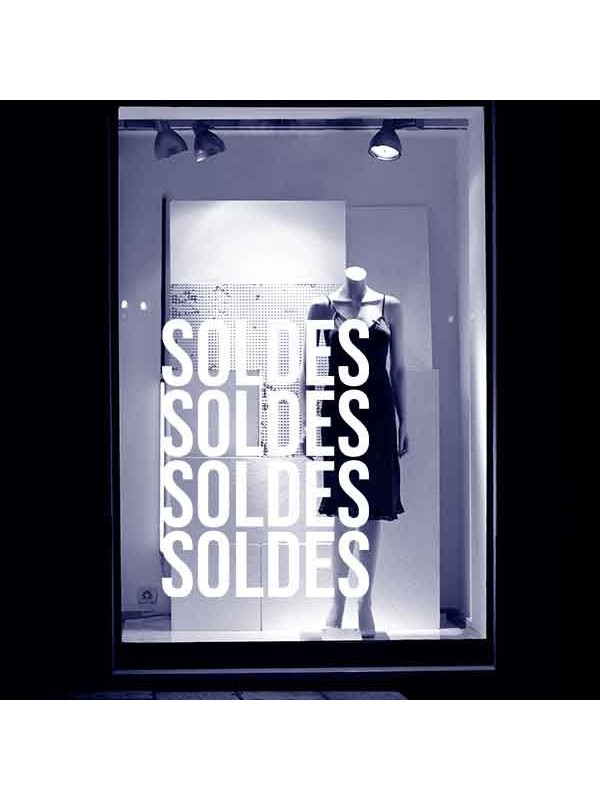 Stickers "SOLDES SOLDES SOLDES"