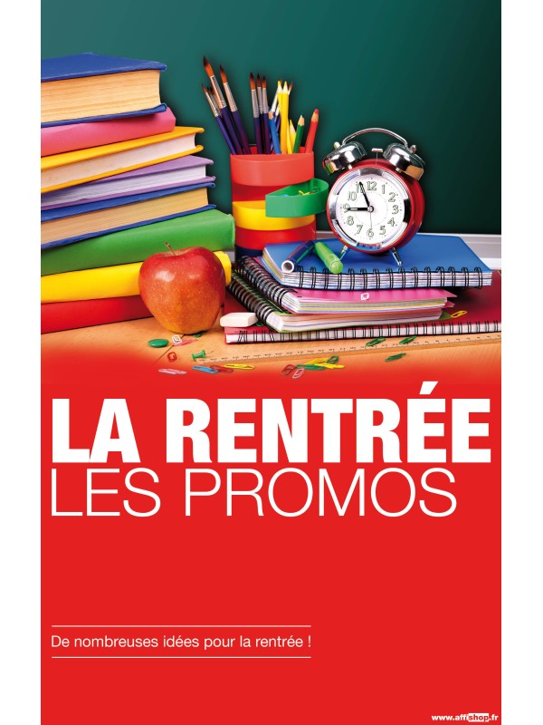 La rentrée Les promos