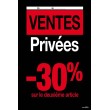 Ventes privées -30% sur le 2ème article