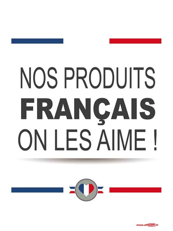 Affiche produits français
