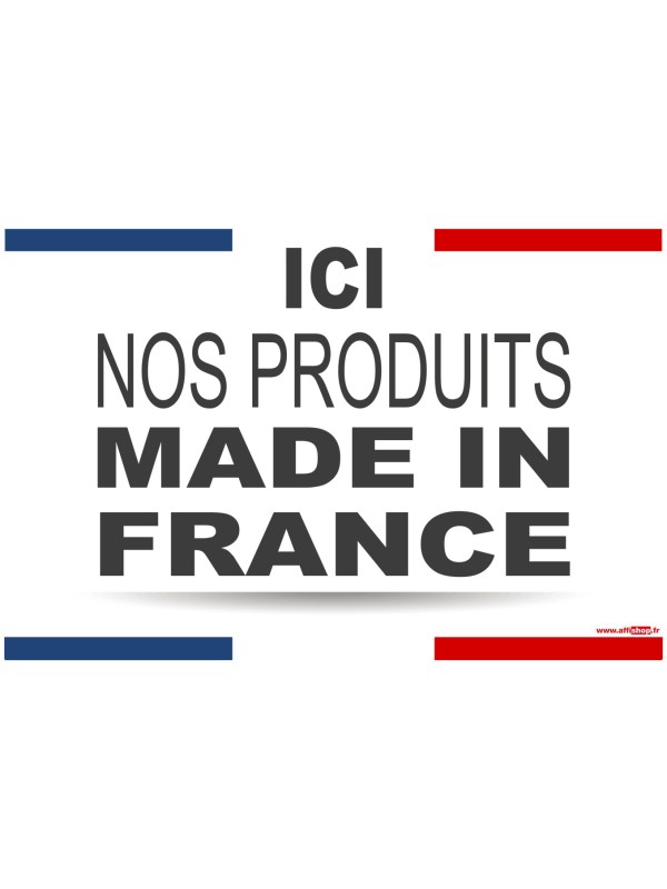 Affiche produits français