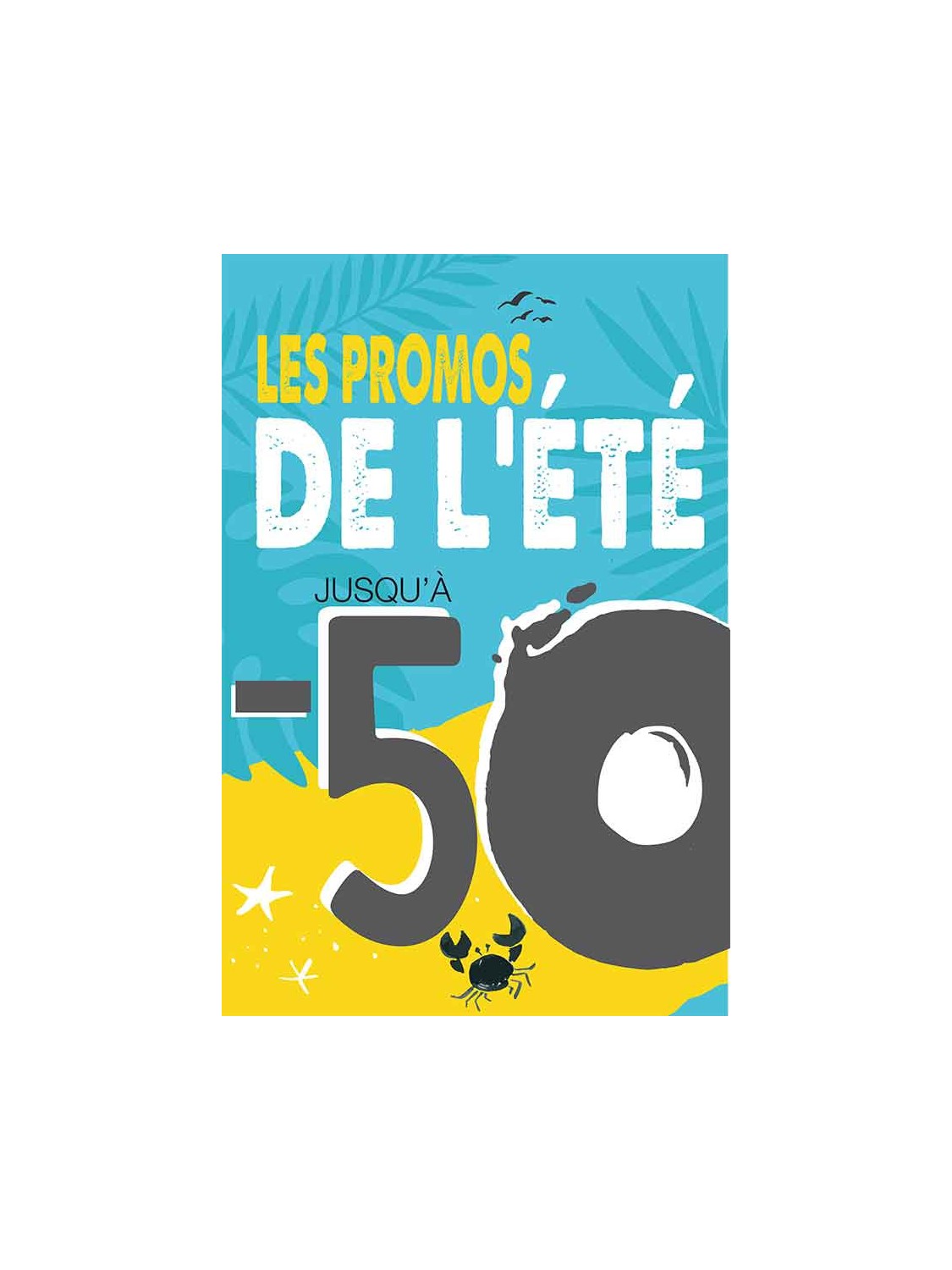 Vecteur Stock soldes - publicité - affiche - été - promos