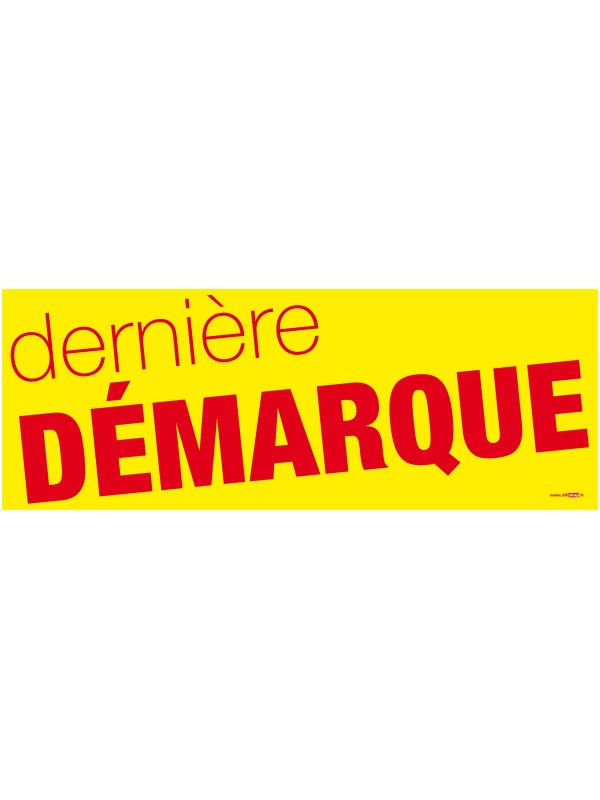 Bandeaux "dernière démarque"