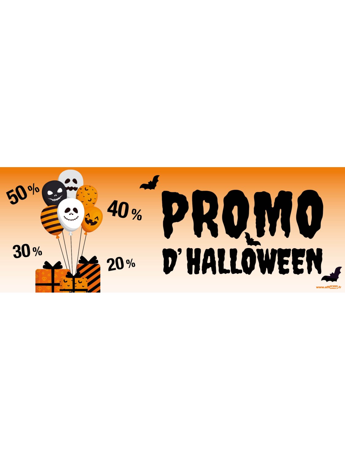 Bandeau Promo Halloween